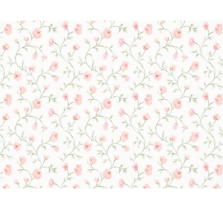 Store enrouleur rose fleur botanique rose - TenStickers