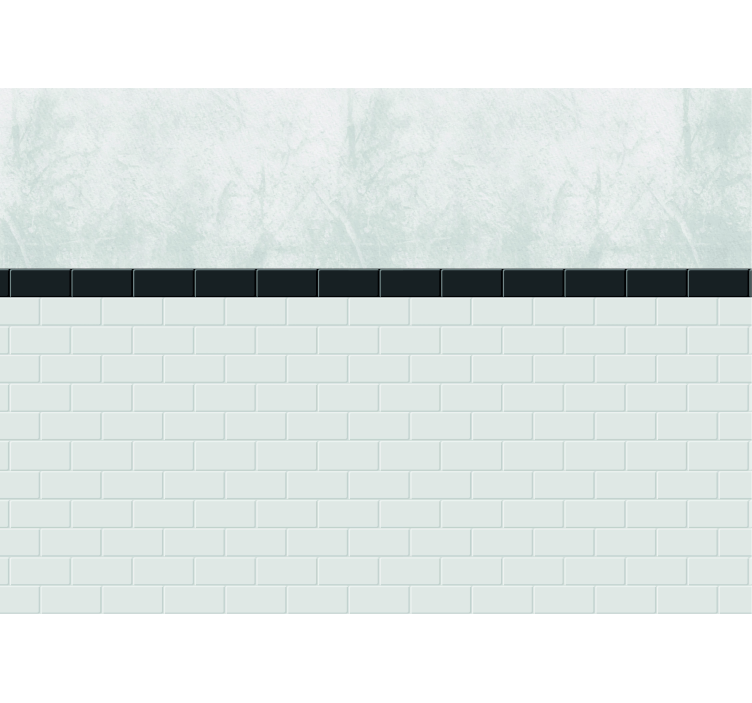 Store enrouleur blanc carreaux blancs - TenStickers