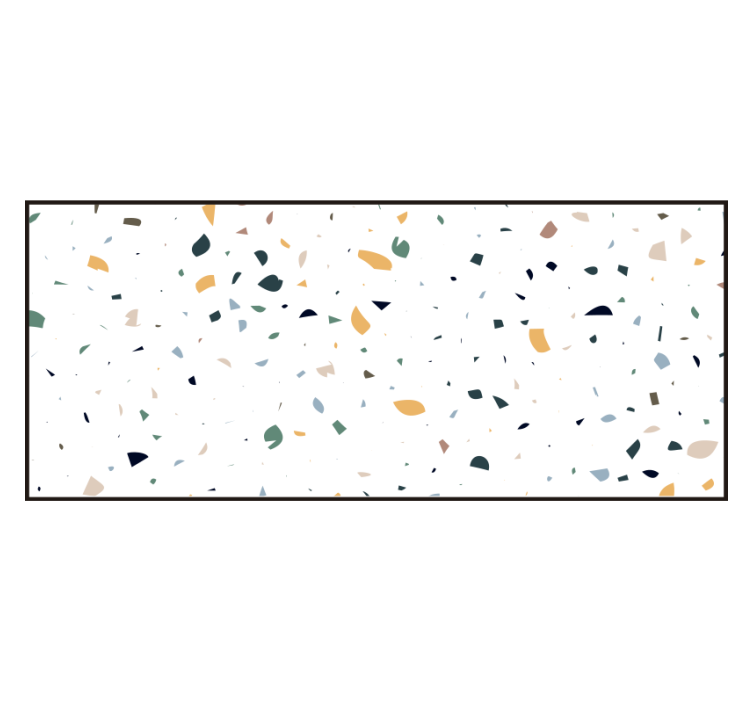 Store enrouleur blanc terrazzo blanc - TenStickers