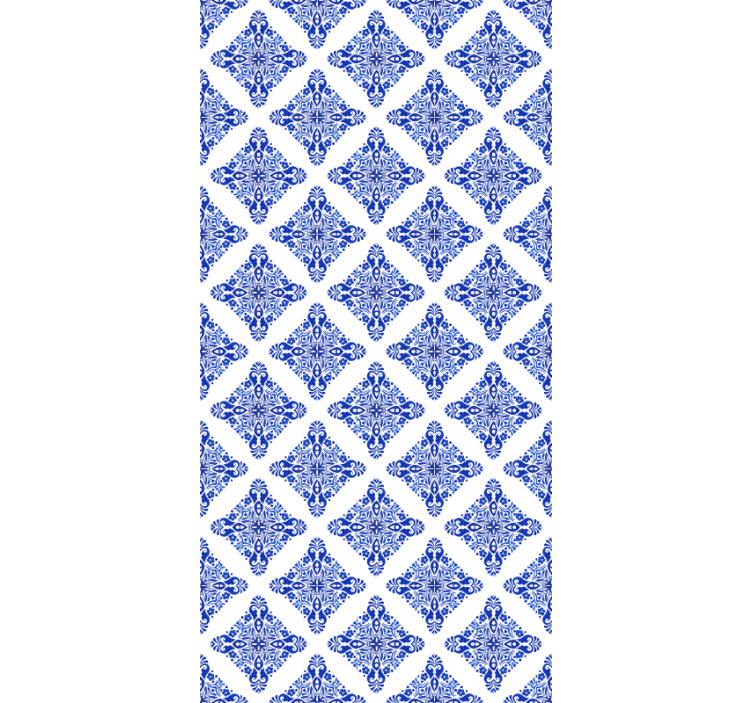 Store enrouleur bleu à motifs bleus - TenStickers