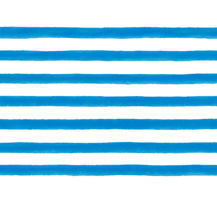 Store enrouleur bleu barres aquarelle bleues - TenStickers