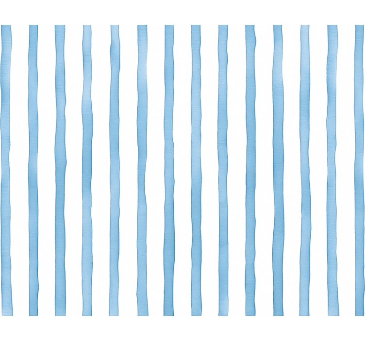 Store enrouleur bleu rayures aquarelle - TenStickers