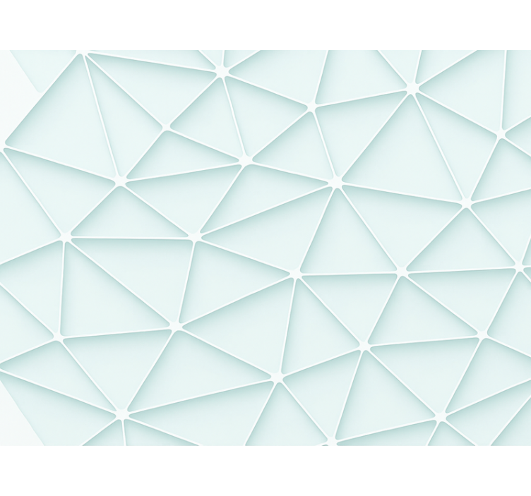 Store enrouleur bleu design triangulaire abstrait - TenStickers