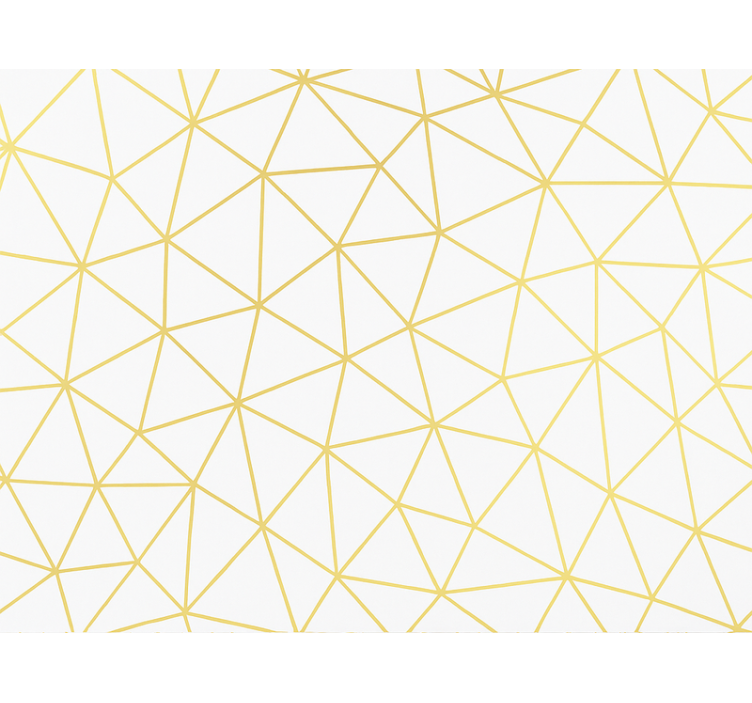 Store enrouleur moderne mosaïque prismatique dorée - TenStickers