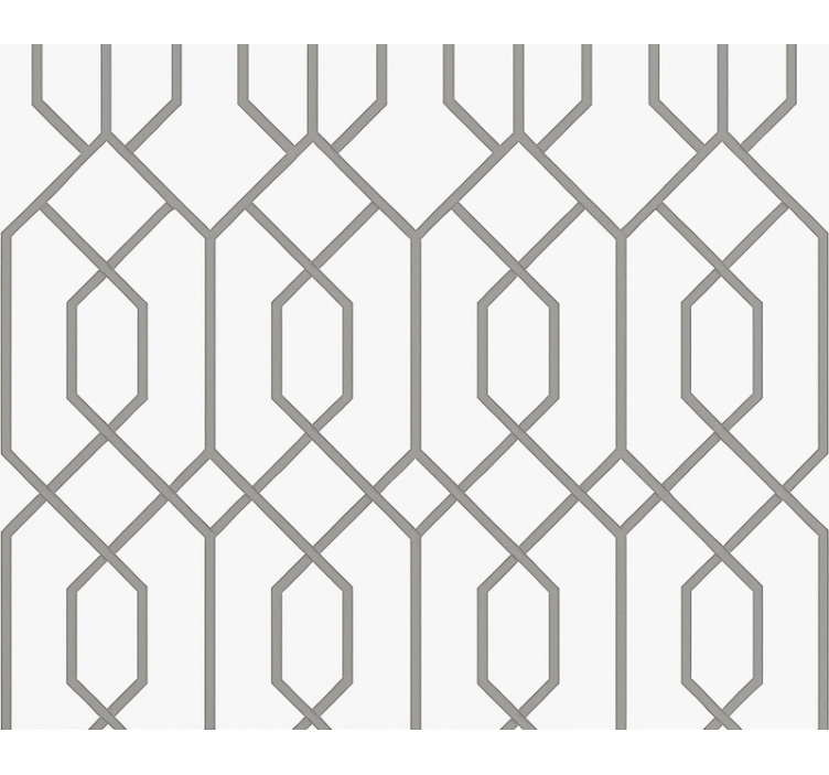 Store enrouleur moderne motif géométrique gris - TenStickers