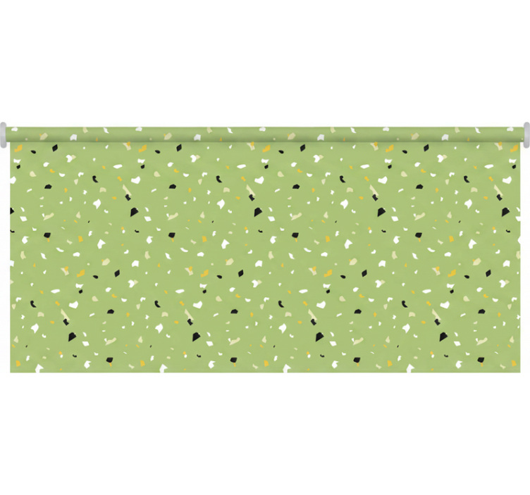 Store enrouleur vert terrazzo vert - TenStickers