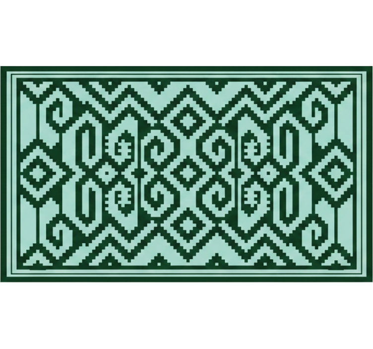 Store enrouleur vert couleurs mapuche - TenStickers