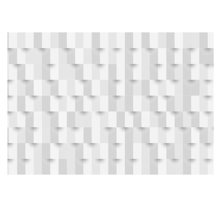 Store enrouleur blanc puzzle géométrique - TenStickers
