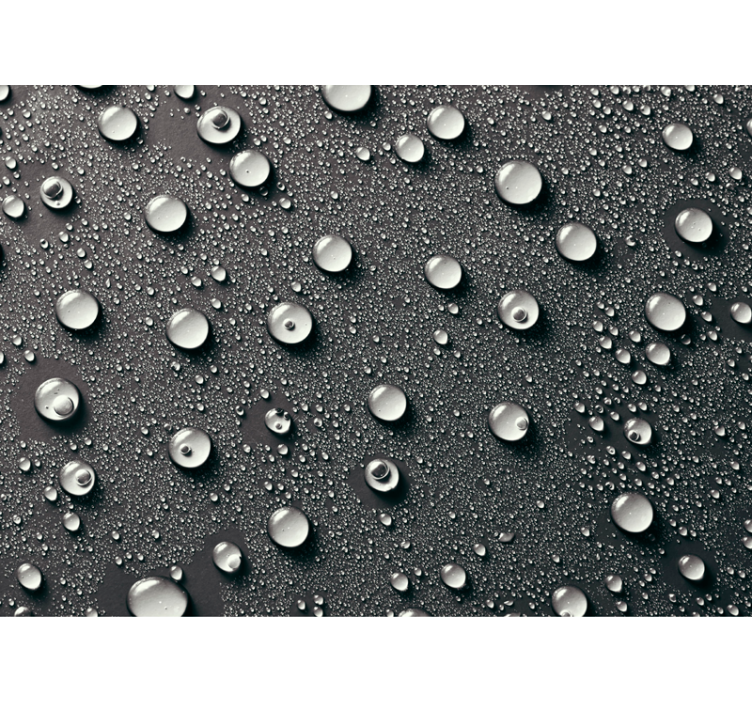 Store enrouleur gris fond de salle de bain gris bulles - TenStickers
