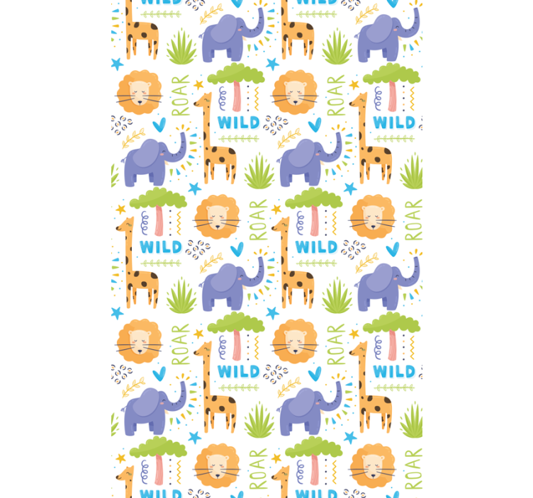 Store enrouleur animaux motifs d'animaux de safari - TenStickers