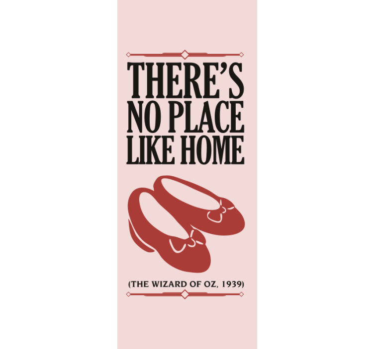 Store enrouleur phrase il n'y a pas de lieu comme chez soi - TenStickers
