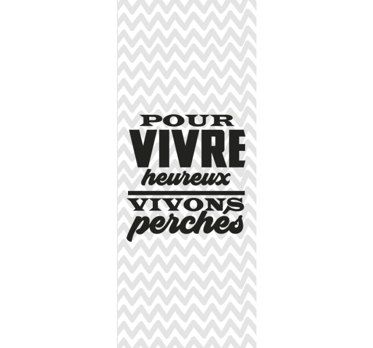 Stores balcon Citation drôle sur fond blanc - TenStickers