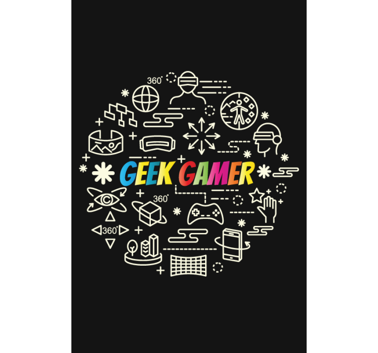 Store enrouleur geek griffonnages de jeu - TenStickers