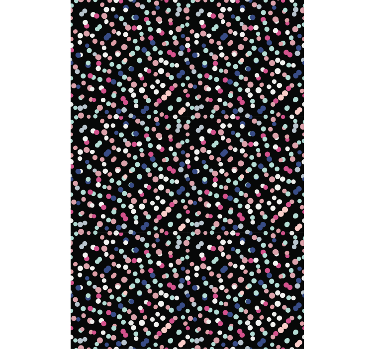 Store enrouleur chambre ado motif à pois colorés - TenStickers