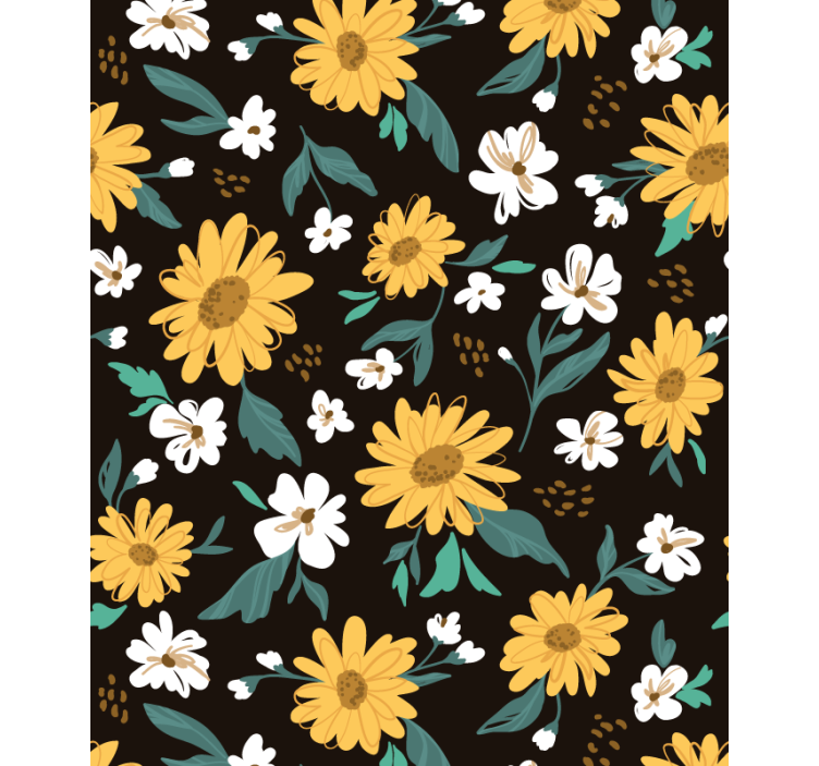 Store enrouleur fleurs et plantes motif botanique vivant - TenStickers