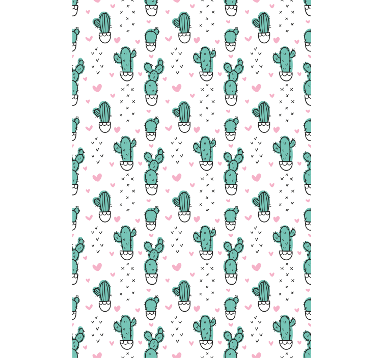 Store enrouleur cactus design au cœur charmant - TenStickers