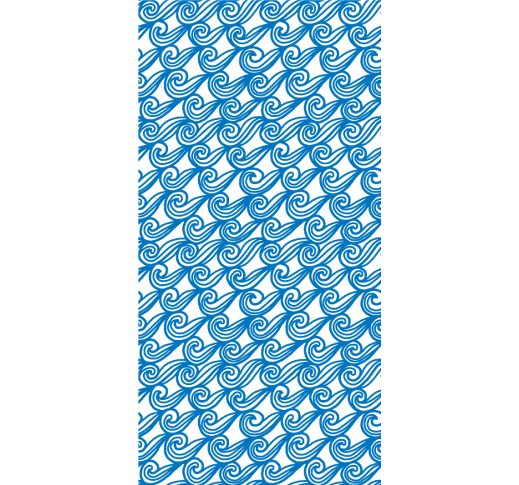 Store enrouleur textures et motifs motif de vagues fluides - TenStickers