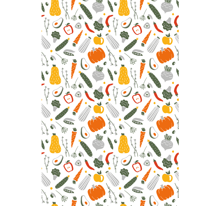 Store enrouleur fruits et légumes motif coloré et vibrant - TenStickers