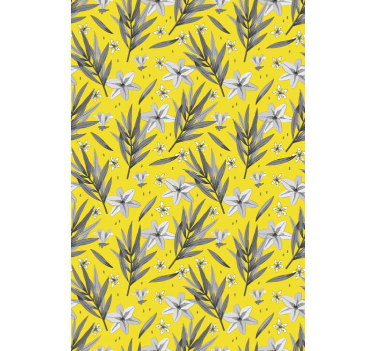 Store enrouleur fleurs et plantes motif botanique floral - TenStickers