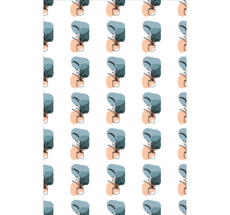 Store enrouleur fleur conception d'orchidées minimalistes - TenStickers