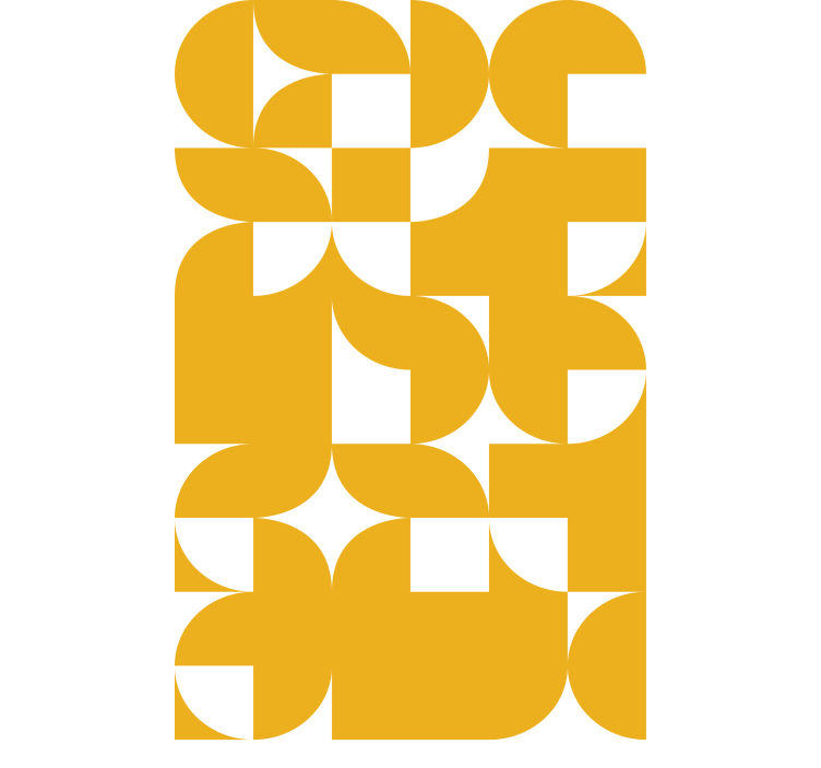 Store enrouleur moderne formes géométriques abstraites - TenStickers