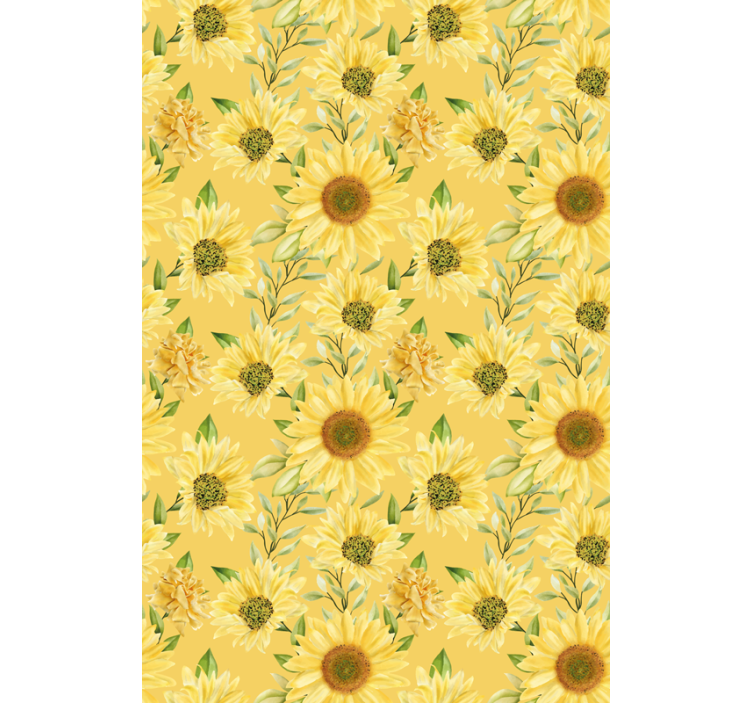 Store enrouleur fleurs et plantes motif jardin tournesols - TenStickers
