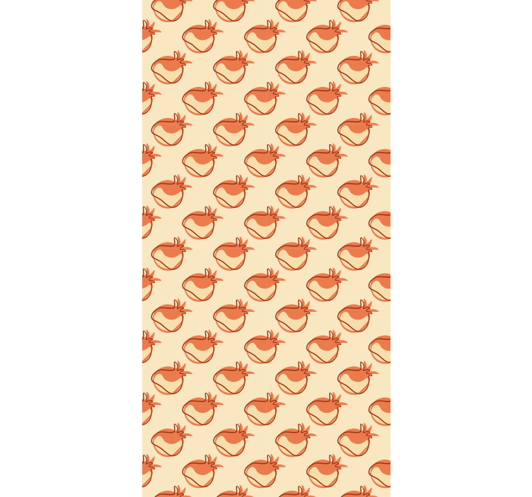 Store enrouleur fruits et légumes motif légumes beige - TenStickers