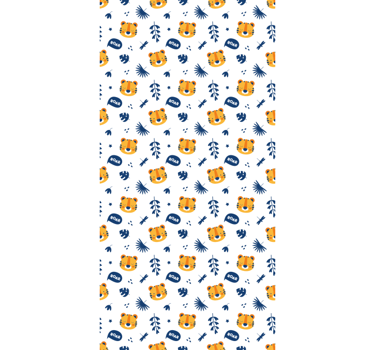 Store enrouleur chambre bébé visages de tigre - TenStickers