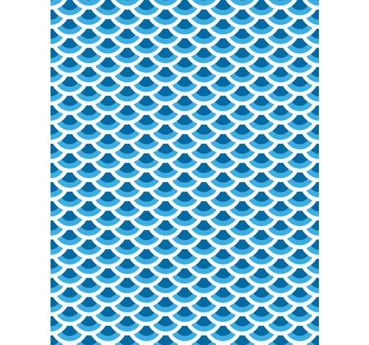 Store enrouleur textures et motifs motif vagues océaniques - TenStickers