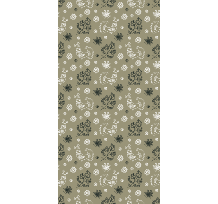 Store enrouleur animaux motifs d'oiseaux charmants - TenStickers