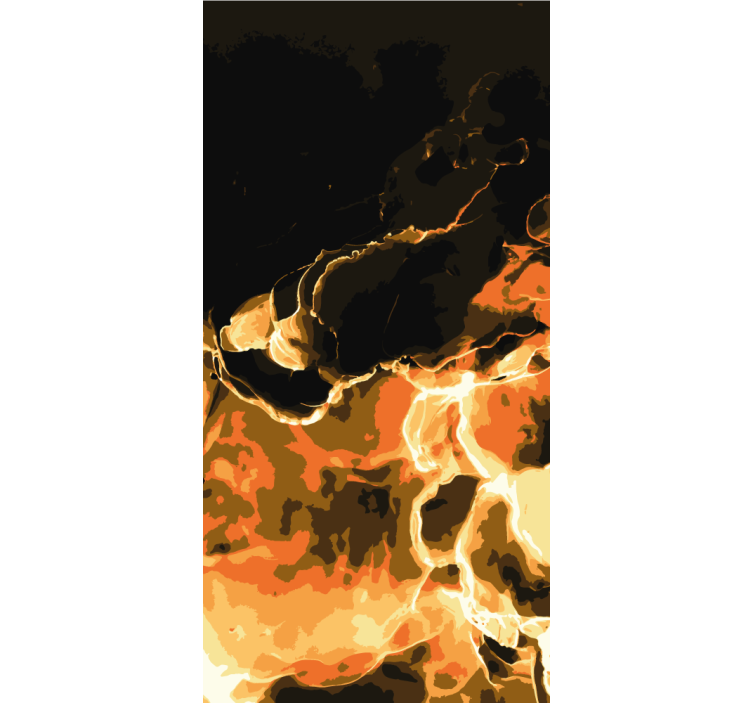 Store enrouleur textures et motifs tourbillons de feu - TenStickers