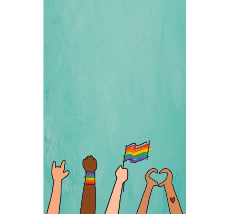 Store enrouleur autres affichage des mains de fierté - TenStickers