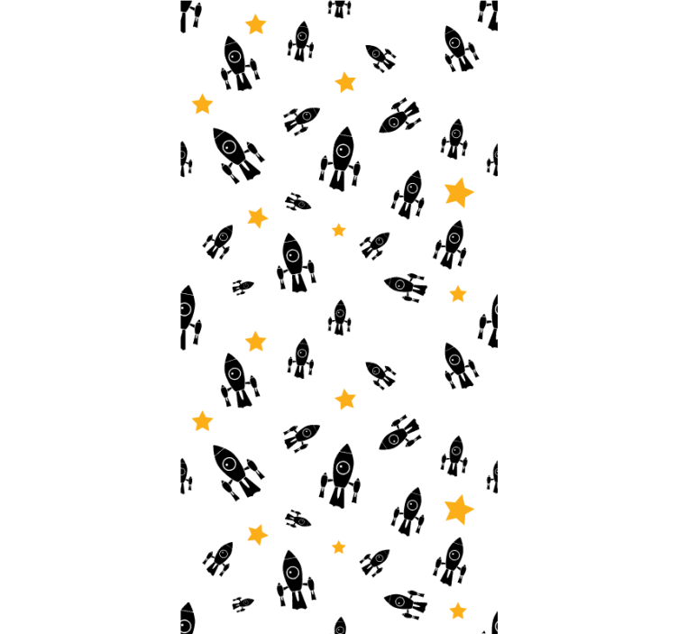 Store enrouleur geek aventure de fusée étoile - TenStickers