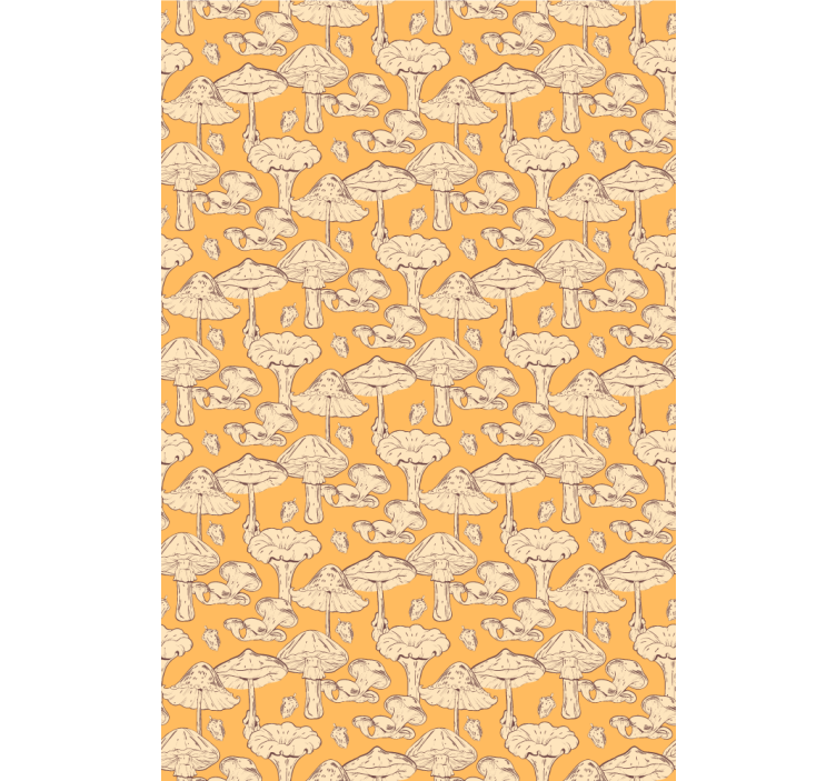 Store enrouleur fleur motif de champignon - TenStickers