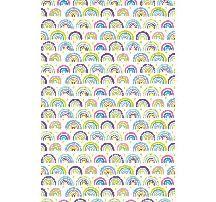 Store enrouleur amusant motif arc-en-ciel coloré - TenStickers