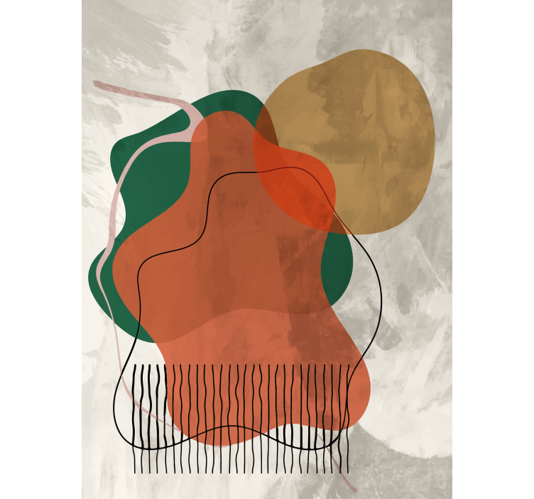 Store enrouleur moderne formations abstraites - TenStickers
