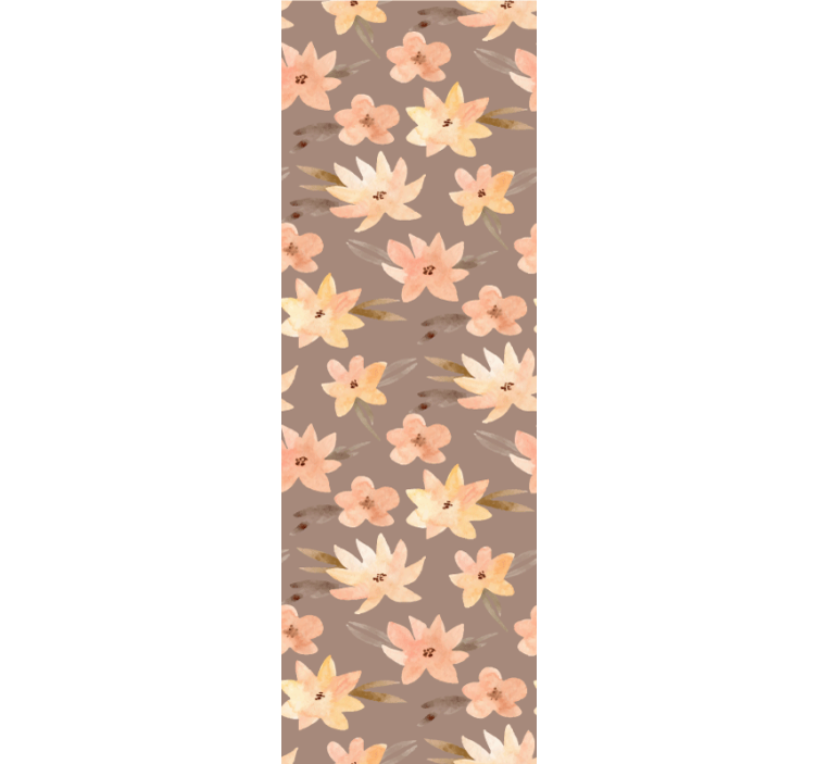 Store enrouleur fleurs et plantes motif floral doux - TenStickers