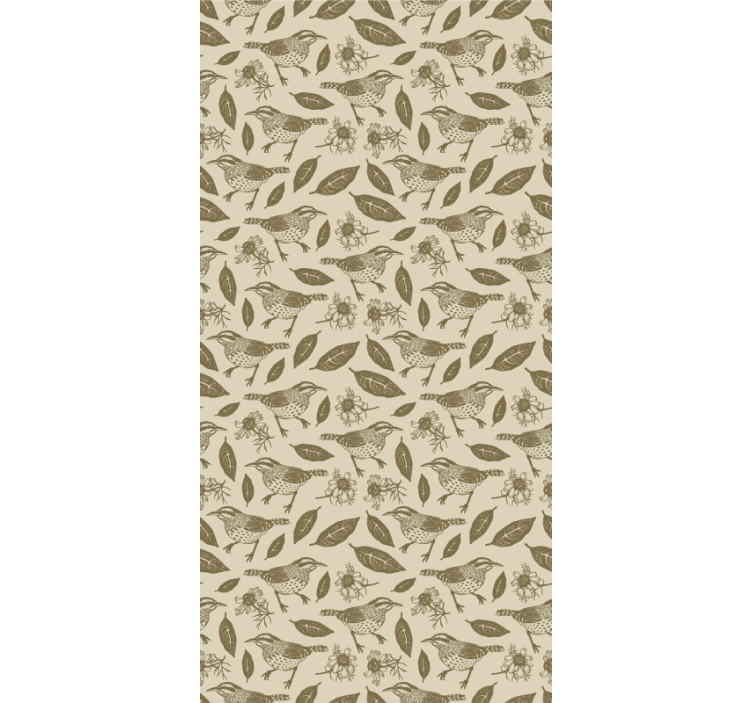 Stores pour couples Oiseaux dans la nature et les plantes - TenStickers