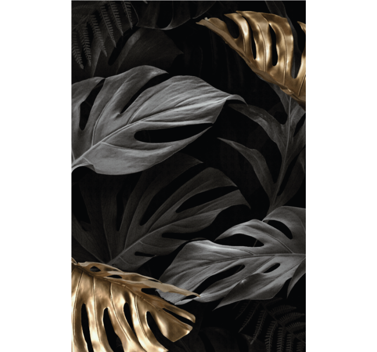 Store enrouleur élégant grandes feuilles tropicales - TenStickers