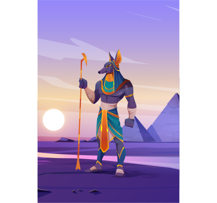 Store enrouleur super héro figurine de gardien d'anubis - TenStickers