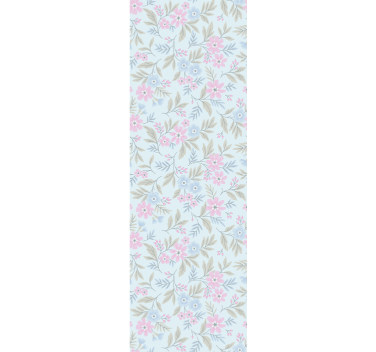 Store enrouleur fleurs et plantes motif botanique subtil - TenStickers
