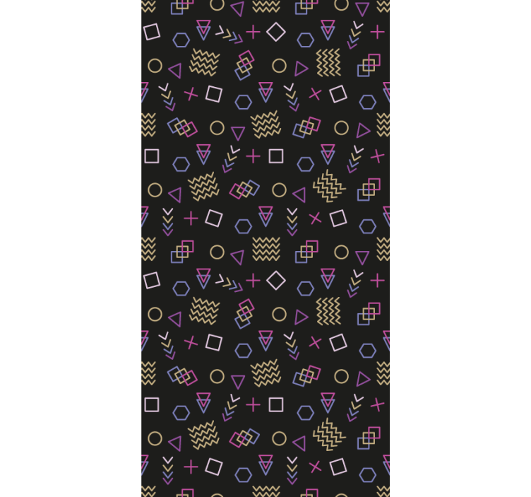 Store enrouleur moderne étude de forme géométrique - TenStickers