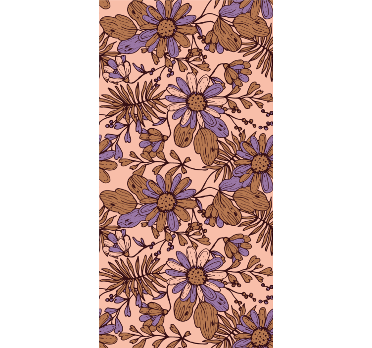 Store enrouleur fleurs et plantes motif de jardin floral - TenStickers