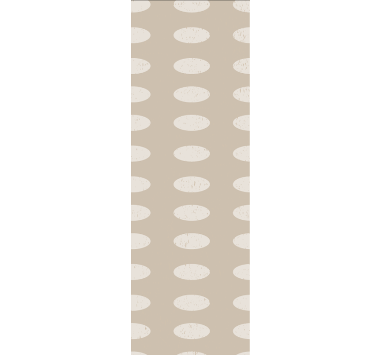 Store enrouleur textures et motifs contraste de motif ovale - TenStickers