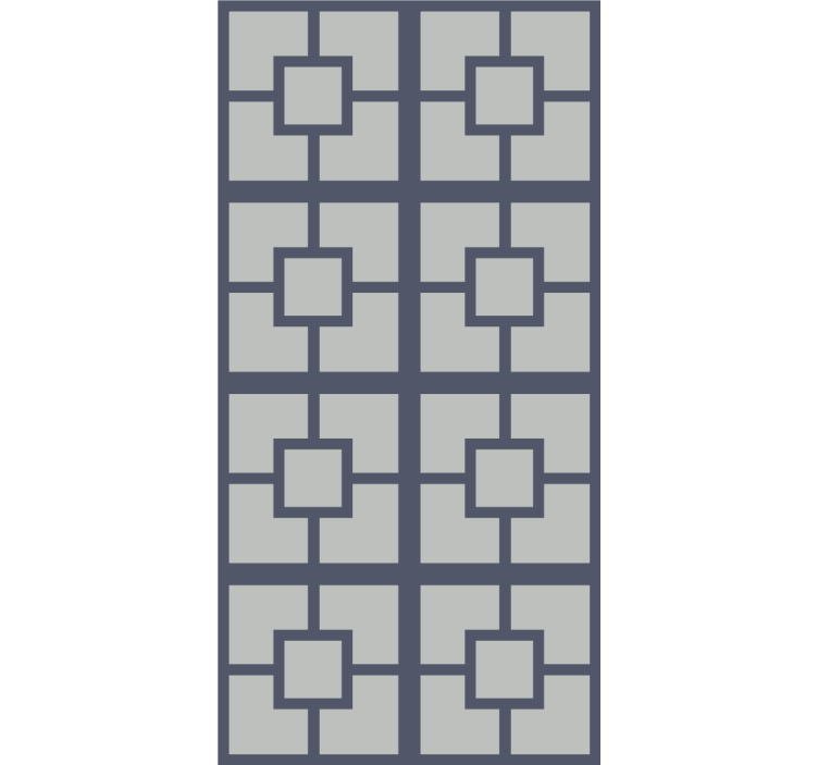 Store enrouleur moderne thème carré géométrique - TenStickers