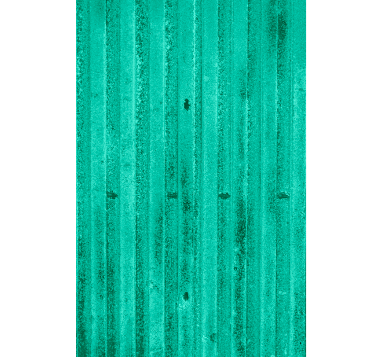 Stores métalliques menthe turquoise vieillie - TenStickers