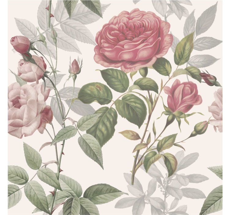 Store enrouleur fleur motif de roses - TenStickers