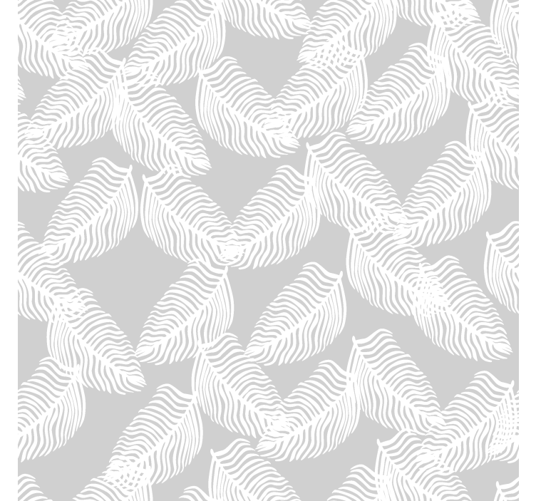 Store enrouleur moderne gris minimaliste floral - TenStickers