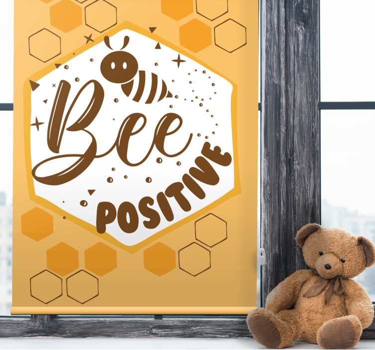 Store enrouleur phrase message positif des abeilles - TenStickers