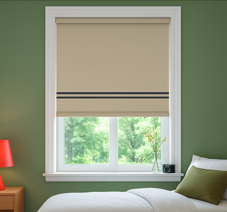 Store enrouleur chambre ado tissu neutre - TenStickers